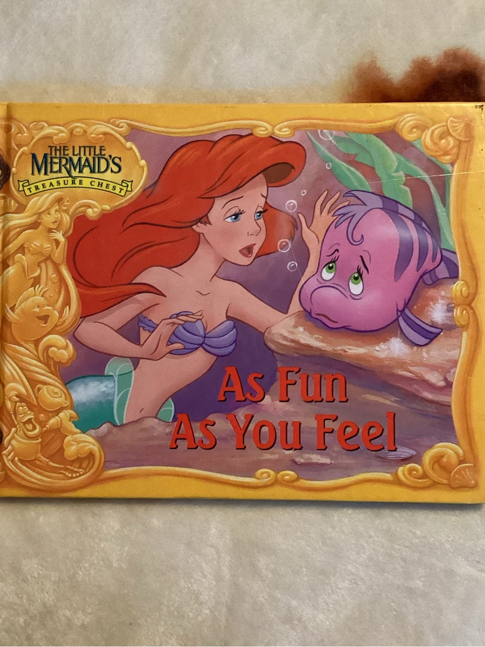 1992 The Little Mermaid: As Fun As You Feel Vintage Hardback Kid’s Book